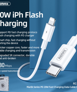 Alternative view of Remax Mar175i 20W Type-C to Lightning Data Cable