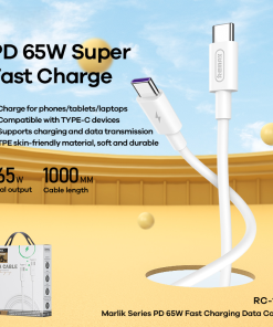 Alternative view of Remax Mar191 65W Type-C to Type-C Fast Charging Data Cable