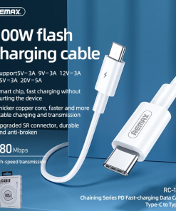 Alternative view of Remax Mar175c 100W Type-C to Type-C Fast Charging Data Cable