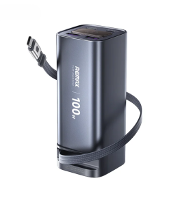 Remax Power Gear 20000mAh 100W Powerbank with a Telescopic Type-C Cable